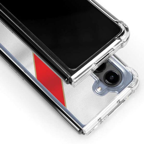 Peru Soccer Flag Galaxy Z Fold5 5G Clear Case